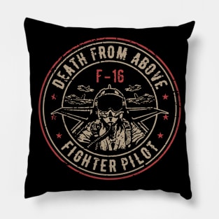 Death From Above Fighter Pilot Pillow