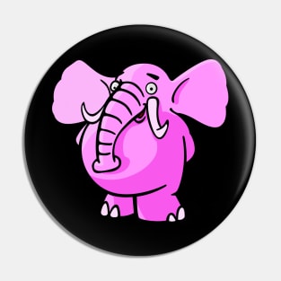 Pink elephant Pin