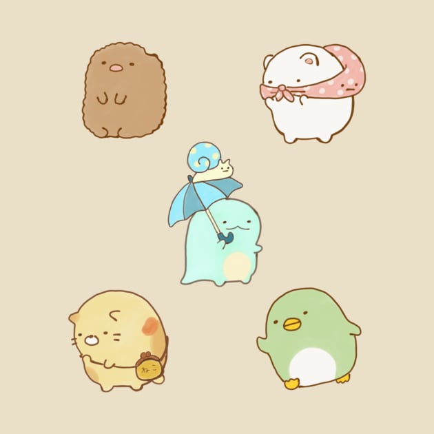 Sumikko gurashi pattern by isarol