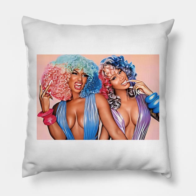 Bongos Girls Pillow by M.I.M.P.