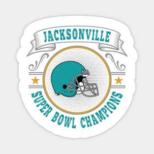 Jacksonville Super Bowl Champions Magnet