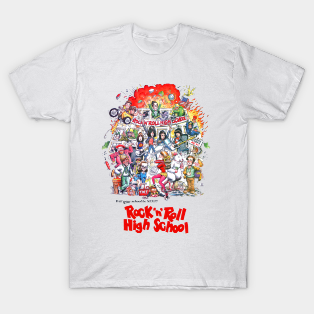 Rock Roll High School - Punk - T-Shirt TeePublic