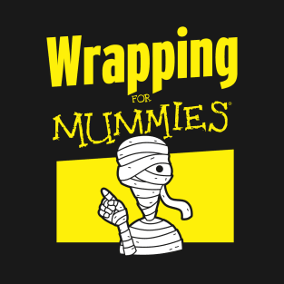 Funny Mummy Wrapping Book Horror Gift For Bookworms T-Shirt