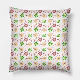 Flowers and hearts Pillow