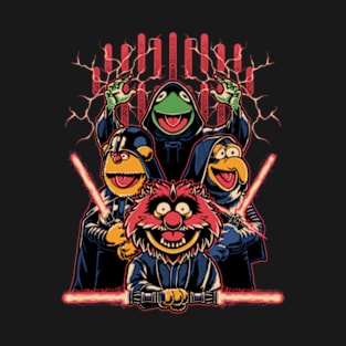 Evil Dark Puppets - Space Masters Movie T-Shirt