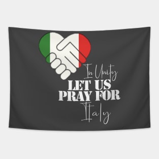 Pray for Italy Tapestry