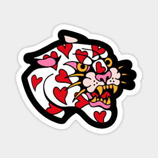 Panther heart Magnet