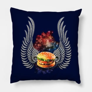 Flying Burger Pillow