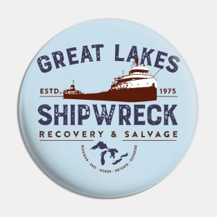 Great Lakes Shipwreck Recovery and Salvage Pin