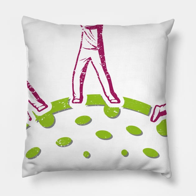 golf actions Pillow by megadeisgns