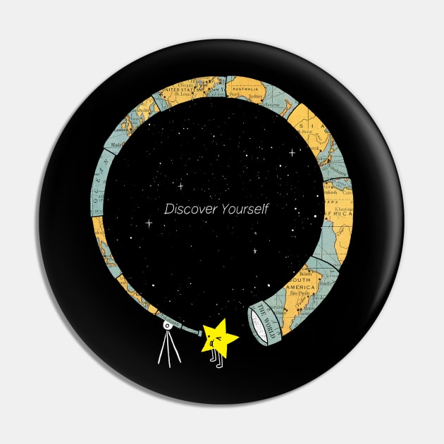 Discover yourself Pin by ilovedoodle