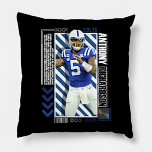 Anthony Richardson Paper Poster Version 10 Pillow