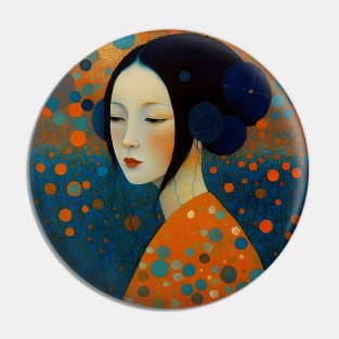 Asian Abstract Pin