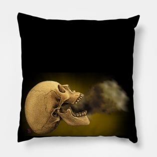 Smocking skull Pillow