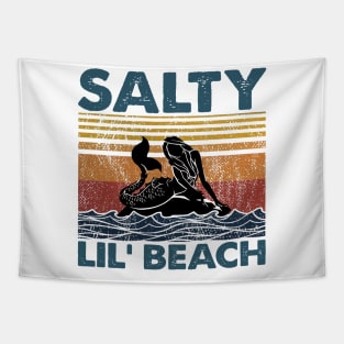 SALTY LIL' BEACH T SHIRT Tapestry