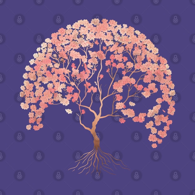 Blossoming sakura tree by NATLEX