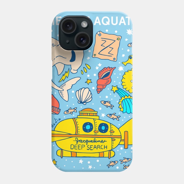 The Life Aquatic Phone Case by Nadia D