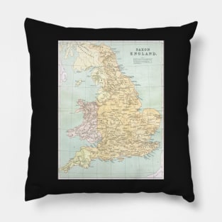 Map of Saxon England Pillow