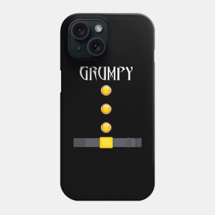 Grumpy Dwarf Halloween Costume Funny Gift Idea Grumpy Dwarf T-Shirt Phone Case