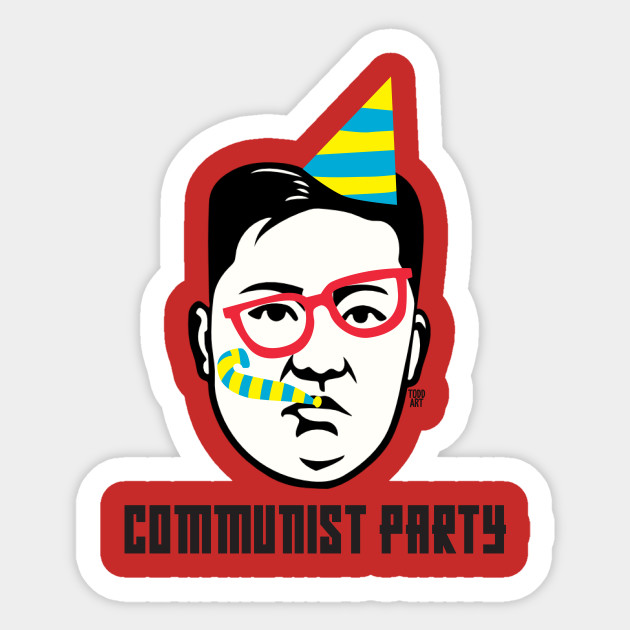 COMMUNIST PARTY - Political - Sticker