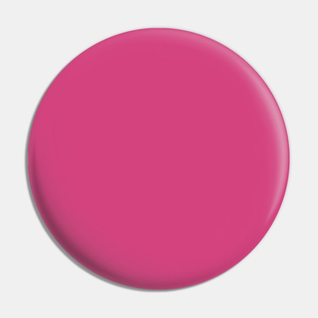 Raspberry Pink Plain Solid Color Pin by squeakyricardo