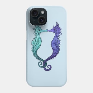 Kissing Seahorses Phone Case