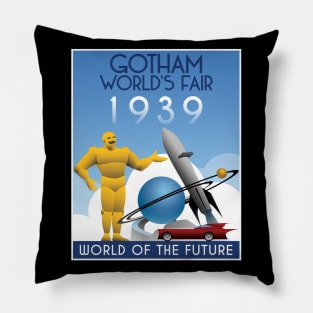 World of the Future Pillow