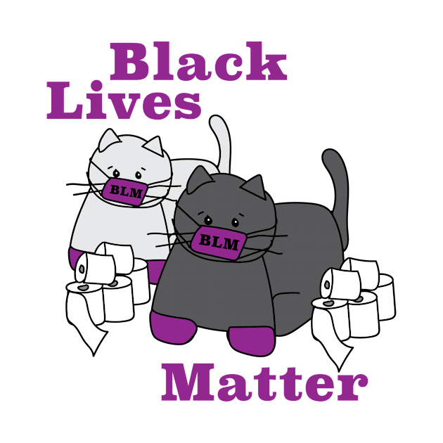 Black Lives Matter Corona Cats by kristinbell