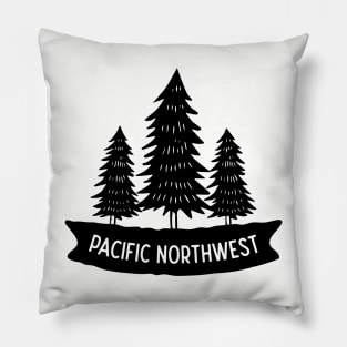 Pacific Northwest Trees Pillow