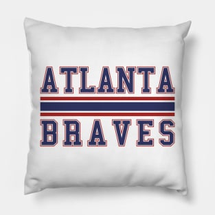 Atlanta Braves Baseball Pillow