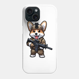 Tactical Corgi Phone Case