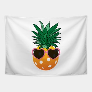 Pickleball pineapple Tapestry