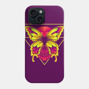 Skull and Butterfly Phone Case