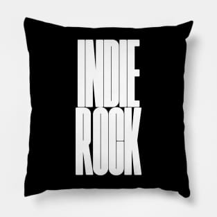 bold Indie rock logo Pillow