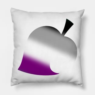 Asexual Pride Racoon Leaf Crossing gradient Pillow