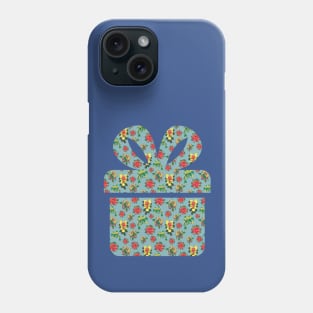 New Year blue background Phone Case