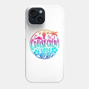 Cruise Crew 2024 Summer Vacation Trip Funny Matching Group Tank Top Phone Case