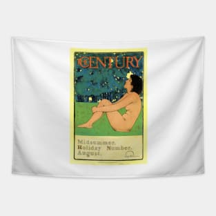 THE CENTURY Magazine by Maxfield Parrish Art Nouveau Advertisement Tapestry