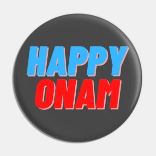 Happy Onam Pin