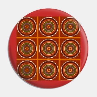 Awesome Aboriginal Dot Art Pin