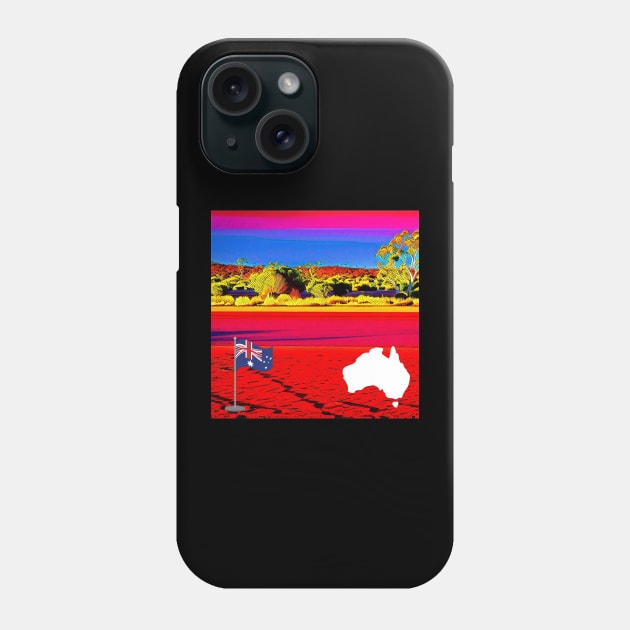 AUSTRALIAN OUTBACK Phone Case by fantasmigorical