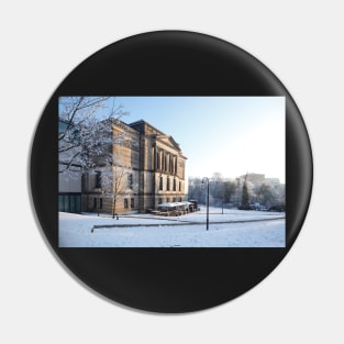 Bremer Kunsthalle in winter in the Wallanlagen district, Bremen Pin