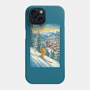 Vail Colorado Ski Phone Case