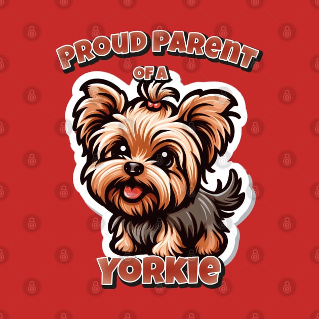 Yorkie dog cute by k9-tee