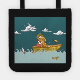 Crossing by the sea Tote