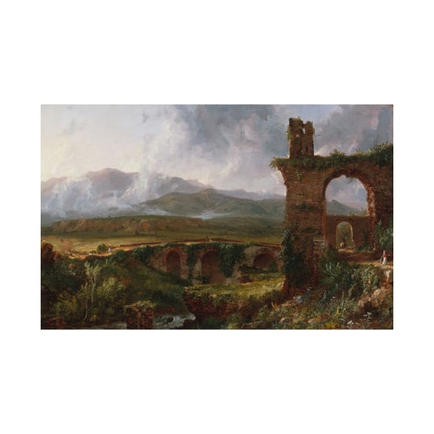 A View near Tivoli (Morning) by Thomas Cole by Classic Art Stall