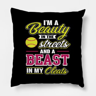 Softball For Softball Players Pillow