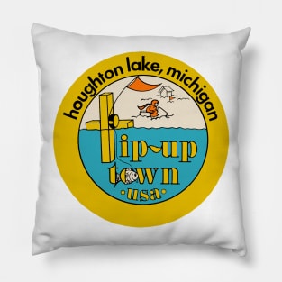 Houghton Lake Decal Pillow