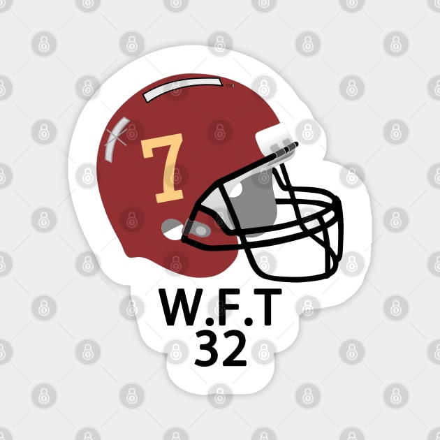 w football team Magnet by good_life_design