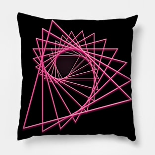 Endless triangles Pillow